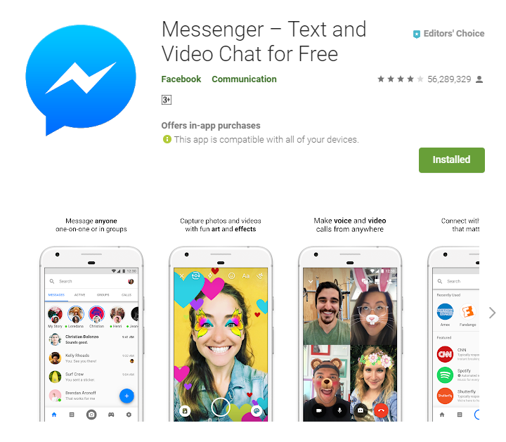 facebook messenger app