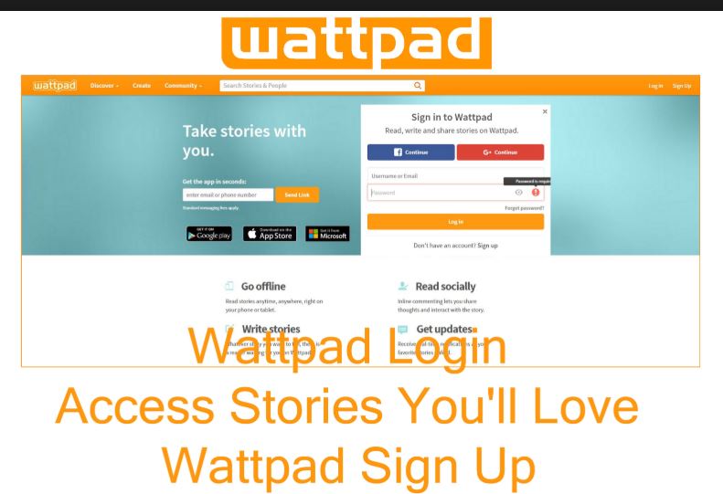 Wattpad Sign Up | Wattpad Online Login