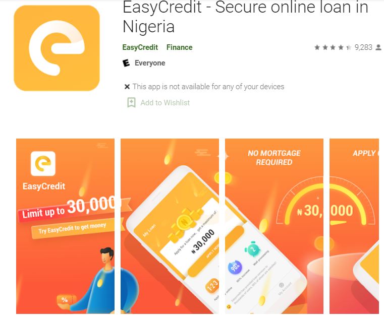 Easy credit Loan App Download And How To Apply For EasyCredit Load