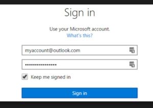 sign into outlook email