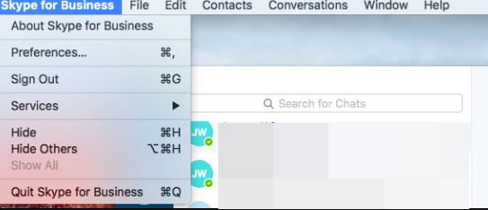 skype for business mac phone calls