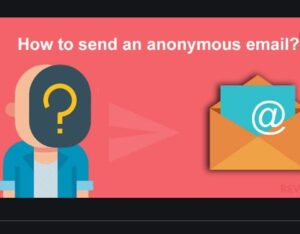 send email anonymous