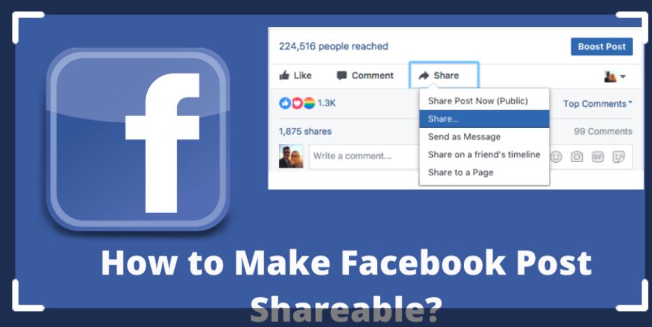 Facebook Post: How to Make my Facebook Post Shareable and Public - TechSog